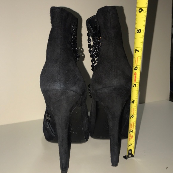 Via Spiga Chain, Suede Bootie - Picture 3 of 5